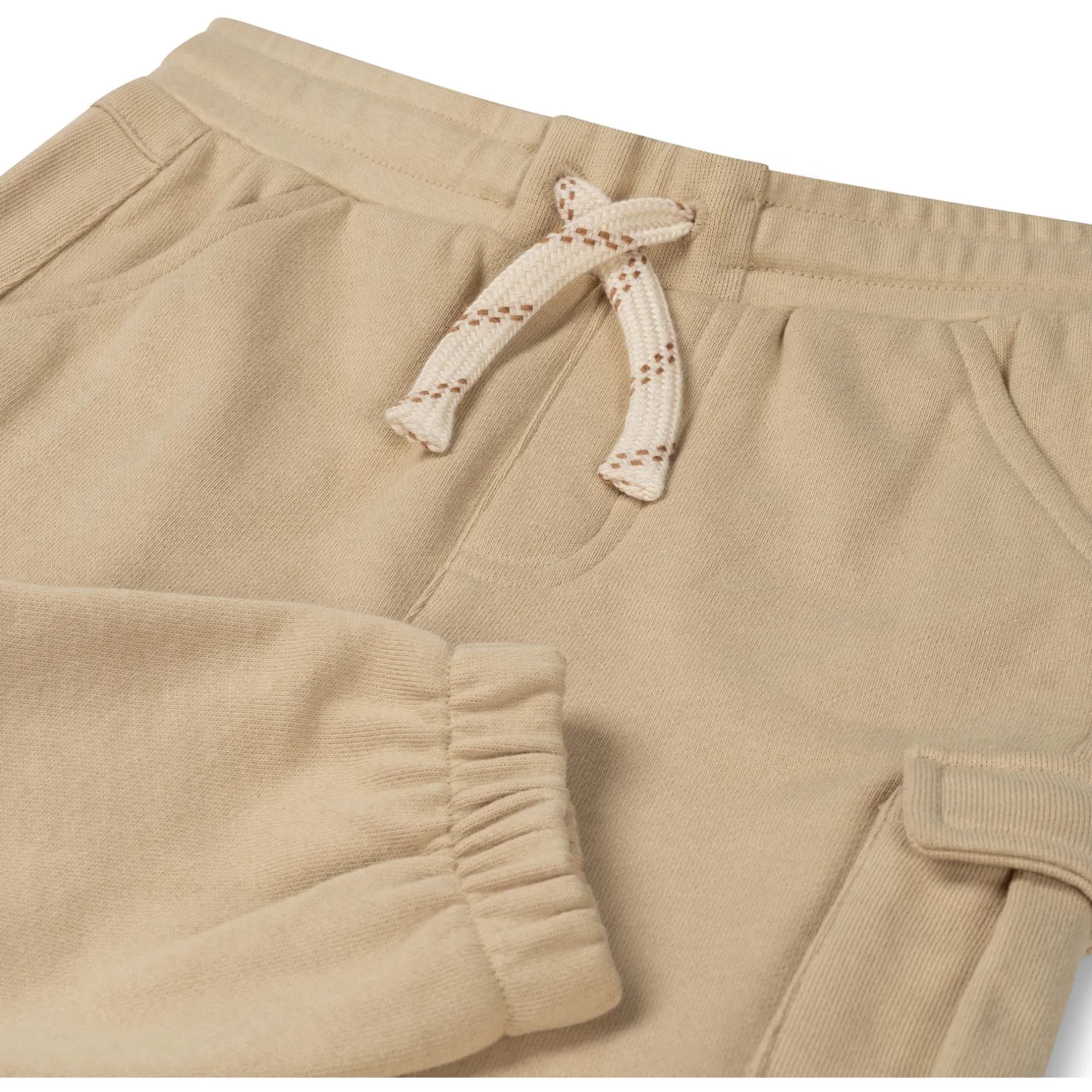 Broeken & Tuinbroeken|Broeken & Leggings*Prénatal peuter broek effen beige Soft Bisquit
