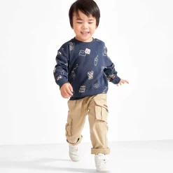 Broeken & Tuinbroeken|Broeken & Leggings*Prénatal peuter broek  effen beige Light Beige Brown