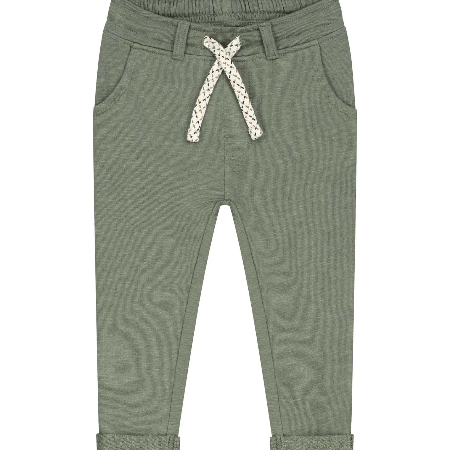 Broeken & Tuinbroeken|Broeken & Leggings*Prénatal peuter broek effen groen Light Khaki Green