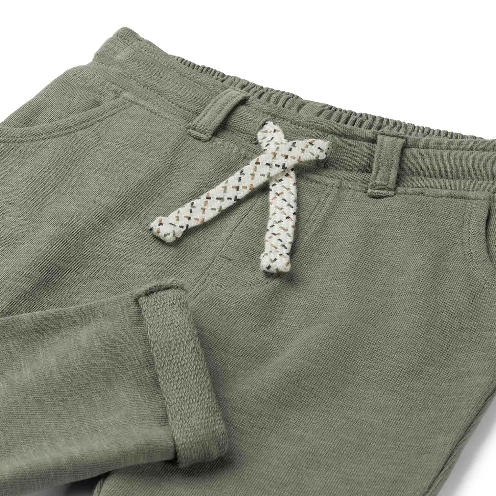 Broeken & Tuinbroeken|Broeken & Leggings*Prénatal peuter broek effen groen Light Khaki Green