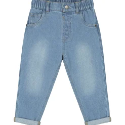 Jeans|Broeken & Tuinbroeken*Prénatal peuter jeans effen blauw Mid Blue Denim