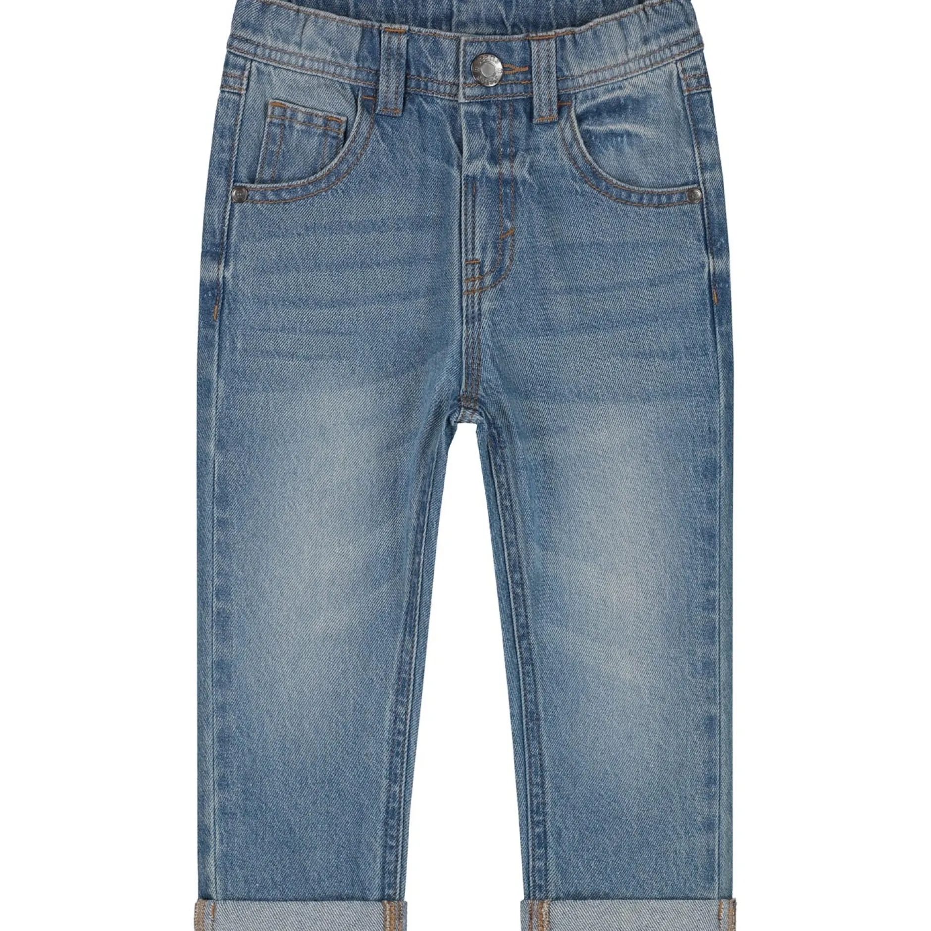 Jeans|Broeken & Tuinbroeken*Prénatal peuter jeans loose fit effen Denim