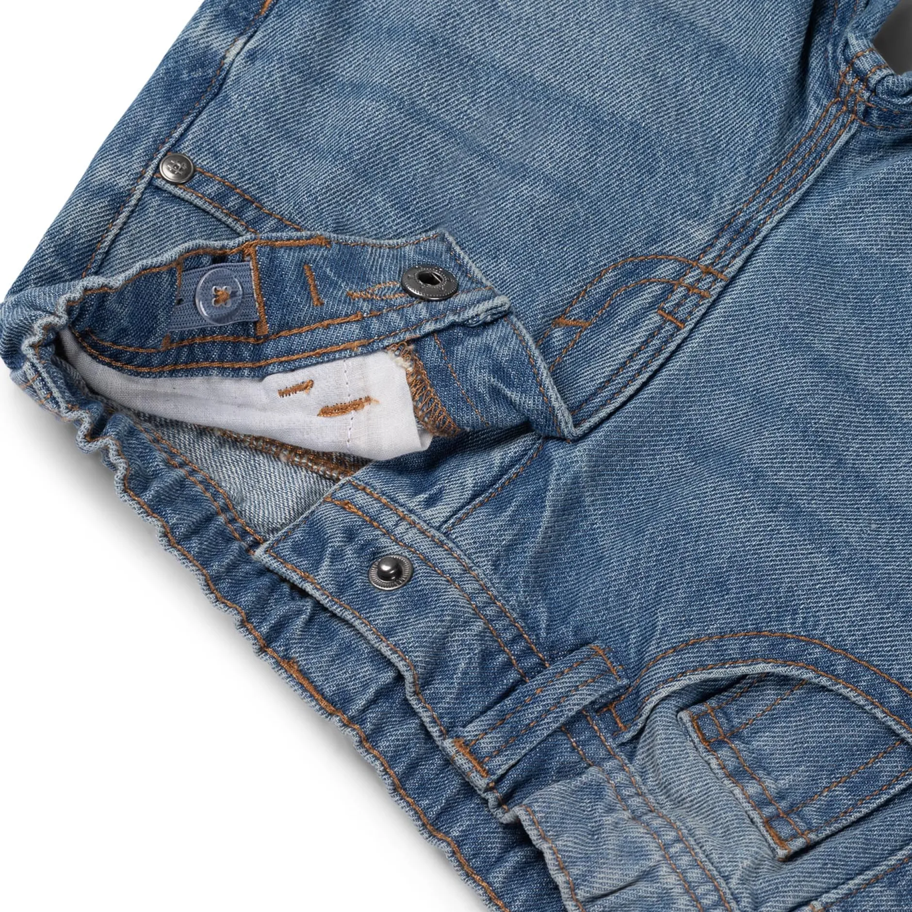 Jeans|Broeken & Tuinbroeken*Prénatal peuter jeans loose fit effen Denim