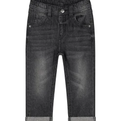 Jeans|Broeken & Tuinbroeken*Prénatal peuter jeans loose fit effen grijs Dark Grey Denim