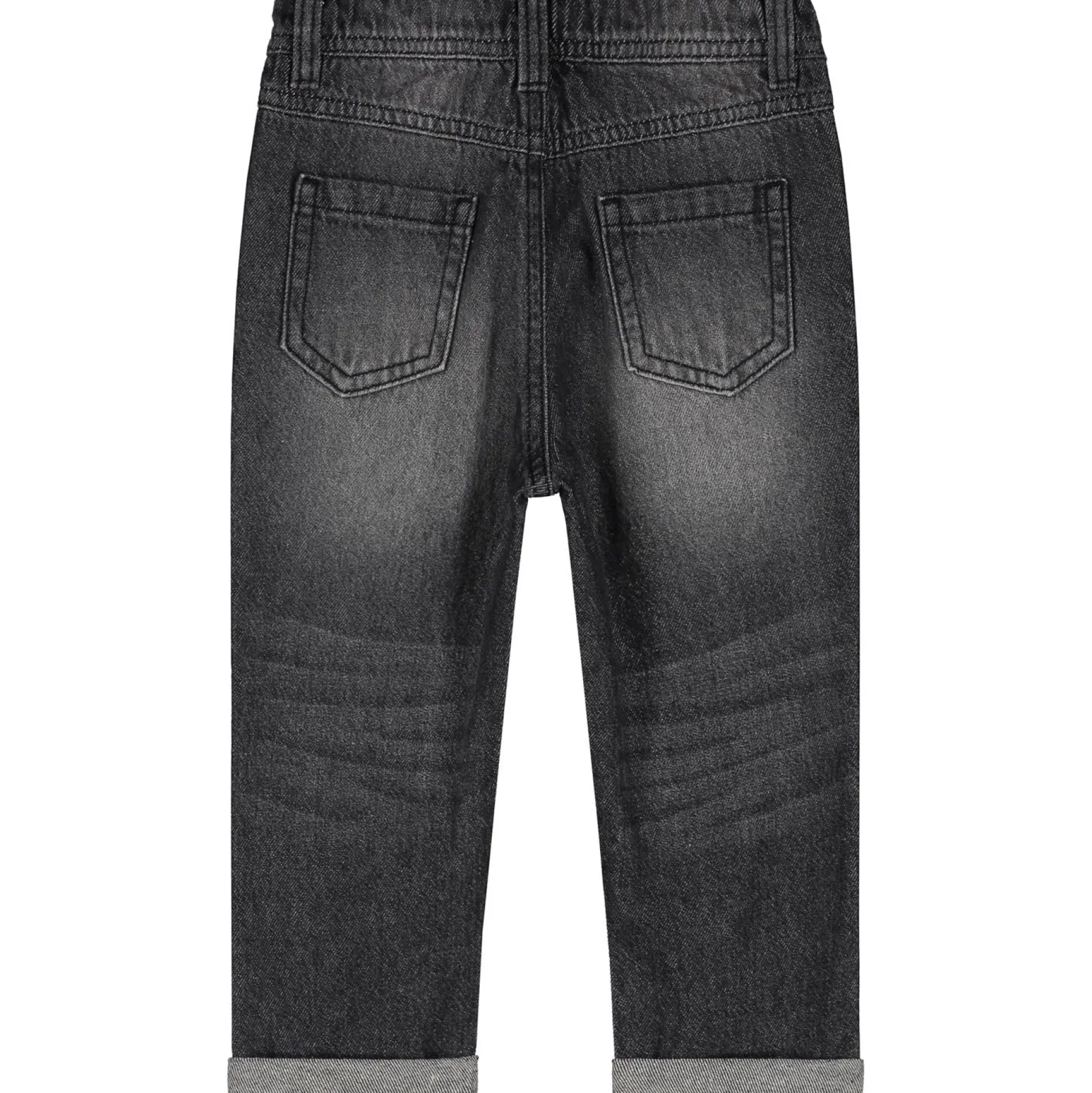 Jeans|Broeken & Tuinbroeken*Prénatal peuter jeans loose fit effen grijs Dark Grey Denim