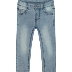 Jeans|Broeken & Tuinbroeken*Prénatal peuter jeans slim fit effen blauw Light Blue Denim