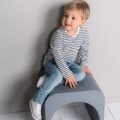 Jeans|Broeken & Tuinbroeken*Prénatal peuter jeans slim fit  effen blauw Light Blue Denim