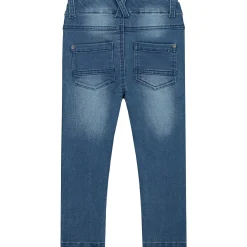 Jeans|Broeken & Tuinbroeken*Prénatal peuter jeans slim fit  effen blauw Mid Blue Denim