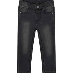 Jeans|Broeken & Tuinbroeken*Prénatal peuter jeans slim fit effen zwart Black Denim