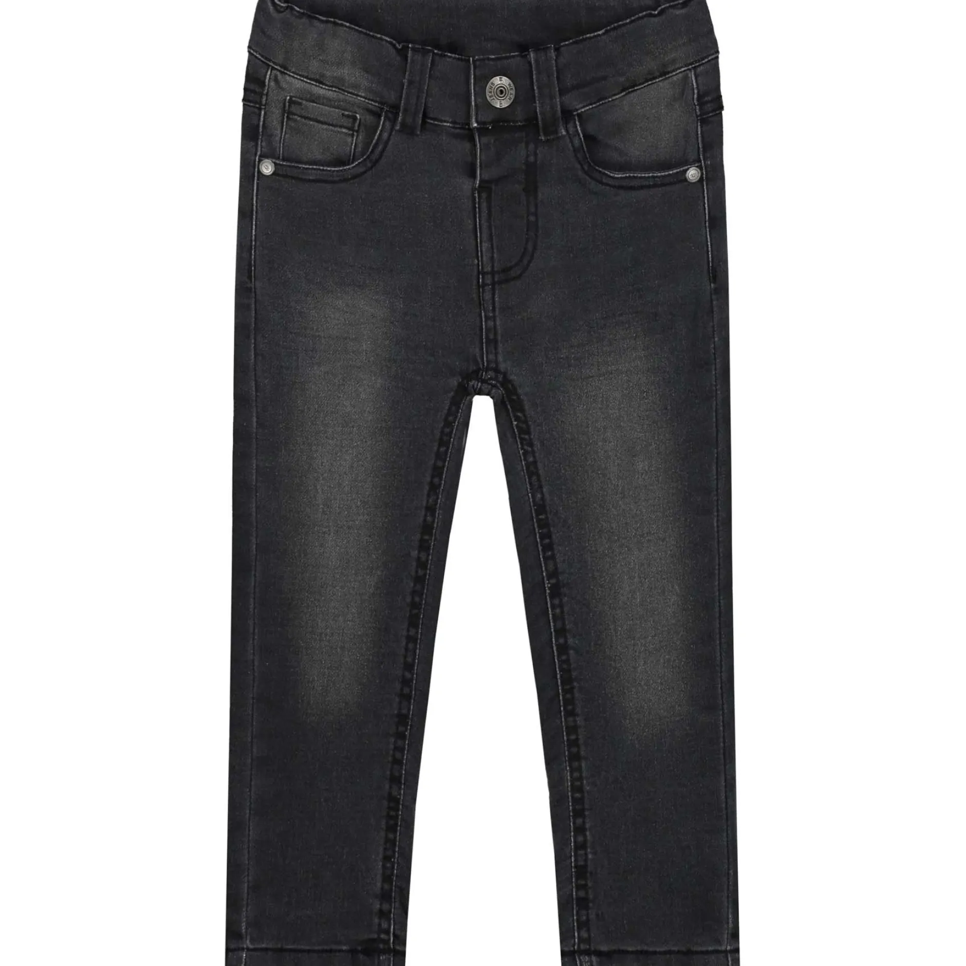 Jeans|Broeken & Tuinbroeken*Prénatal peuter jeans slim fit effen zwart Black Denim