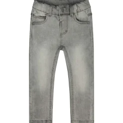 Jeans|Broeken & Tuinbroeken*Prénatal peuter jeans slim fit effen grijs Light Grey Denim