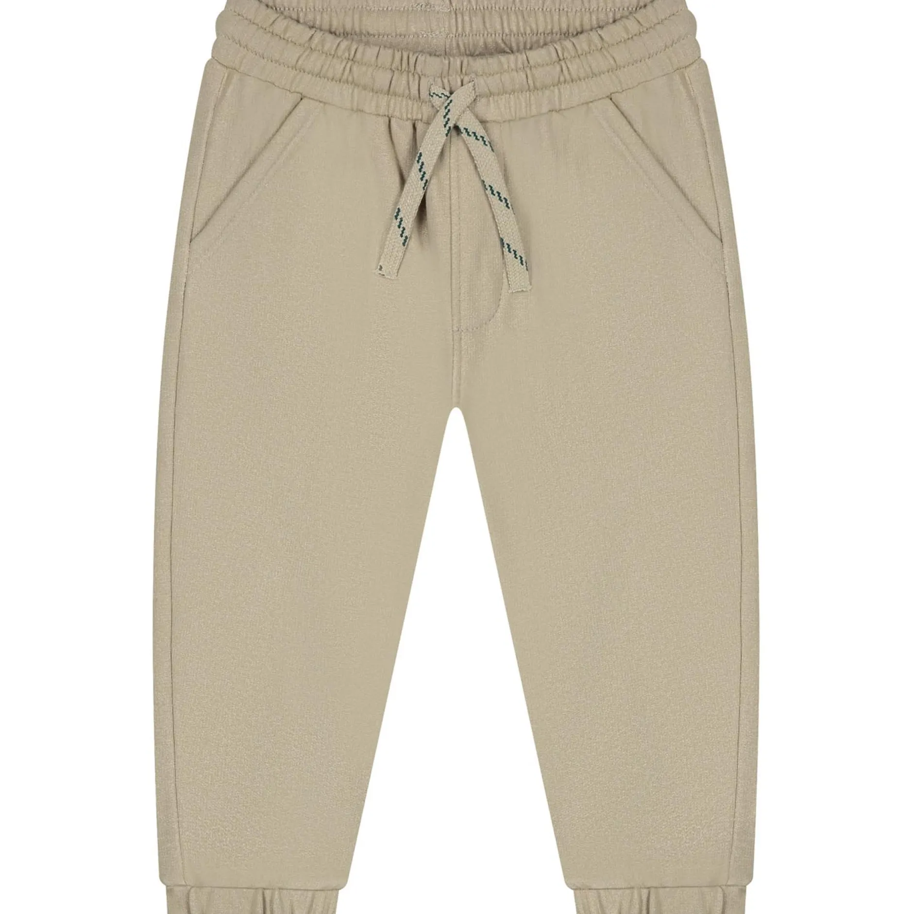 Truien & Vesten|Truien & Sweaters*Prénatal peuter joggingpak lange mouwen effen beige Mid Bisquit