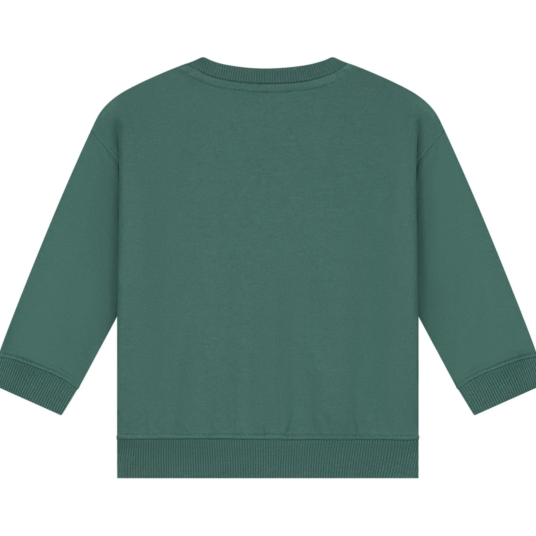 Truien & Vesten|Truien & Sweaters*Prénatal peuter joggingpak lange mouwen effen groen Forestgreen