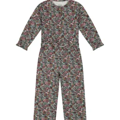Broeken & Leggings|Broeken & Leggings*Prénatal peuter jumpsuit lange mouwen bloemen multi Dark Bottle Green