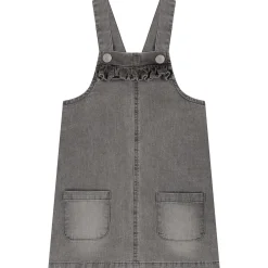 Jurken & Rokken|Jurken & Rokken*Prénatal peuter jurk  effen grijs Light Grey Denim