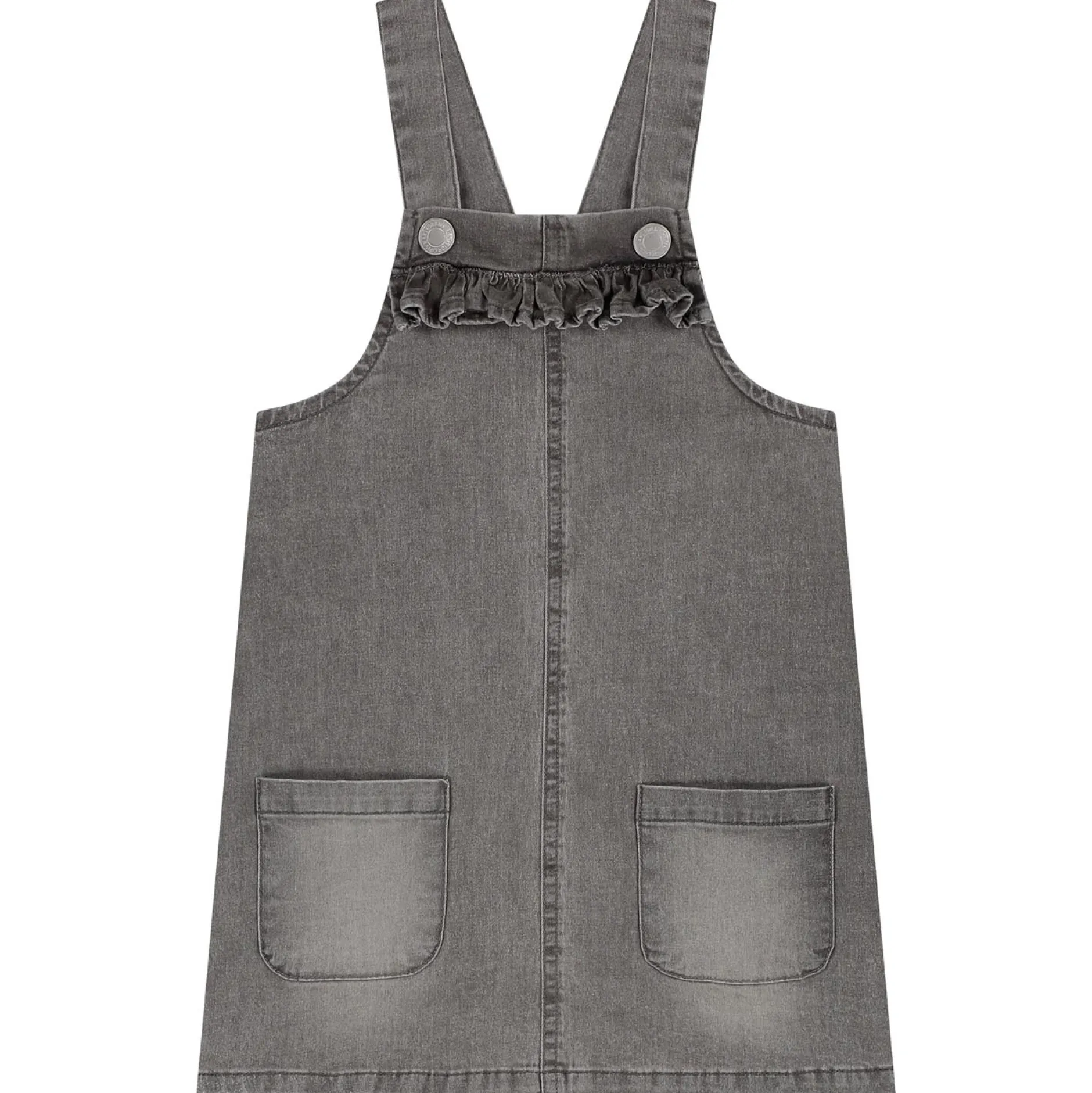 Jurken & Rokken|Jurken & Rokken*Prénatal peuter jurk effen grijs Light Grey Denim