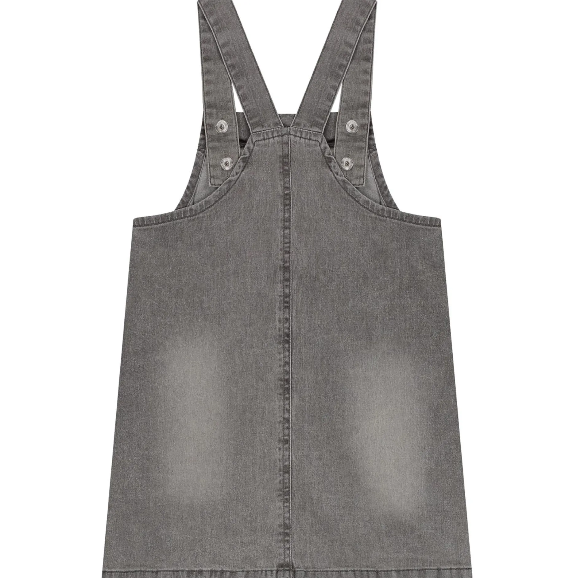 Jurken & Rokken|Jurken & Rokken*Prénatal peuter jurk effen grijs Light Grey Denim