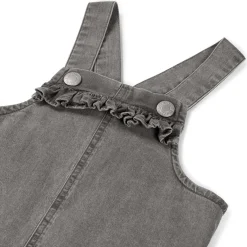 Jurken & Rokken|Jurken & Rokken*Prénatal peuter jurk effen grijs Light Grey Denim