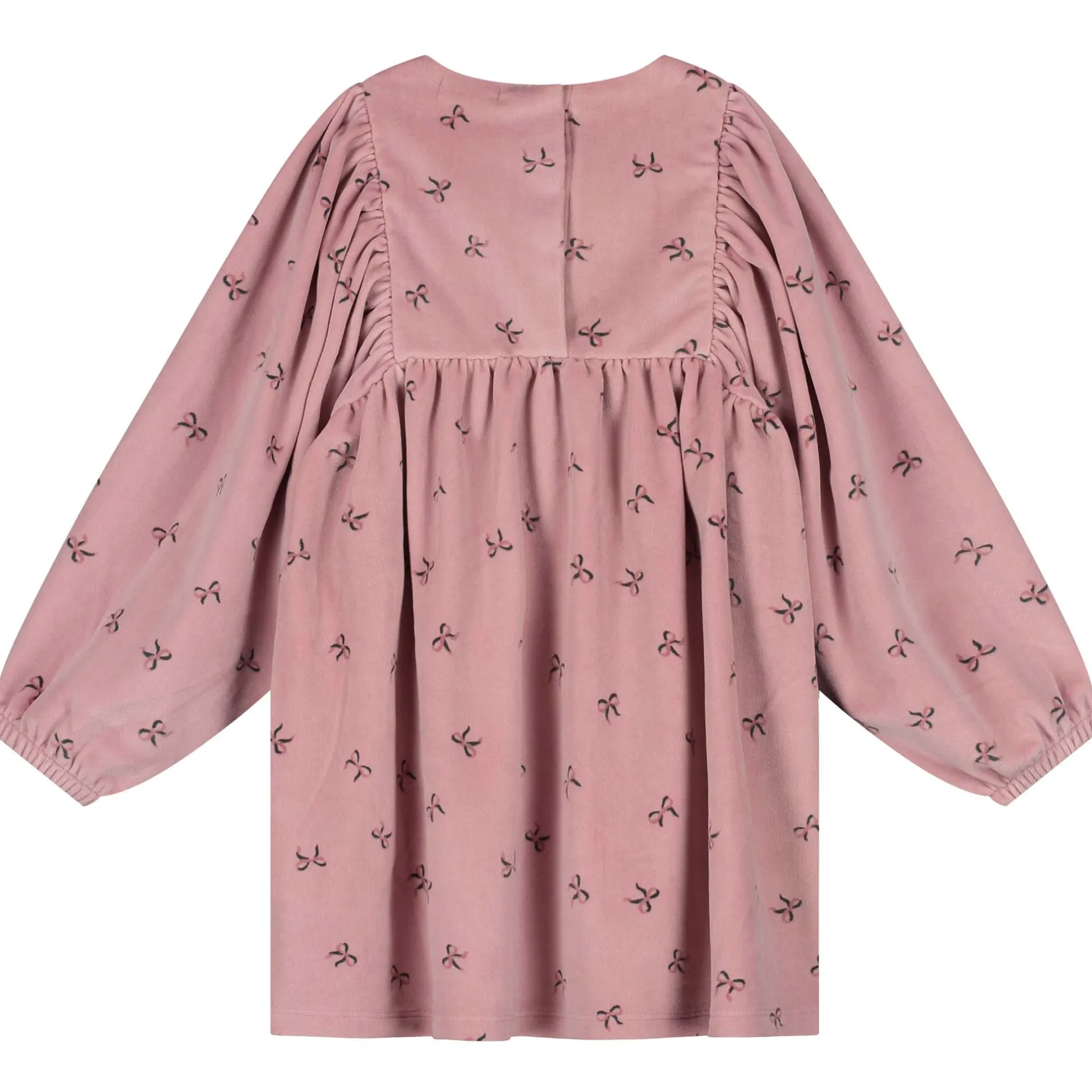Jurken & Rokken|Jurken & Rokken*Prénatal peuter jurk lange mouwen all over print roze Light Pinkshade