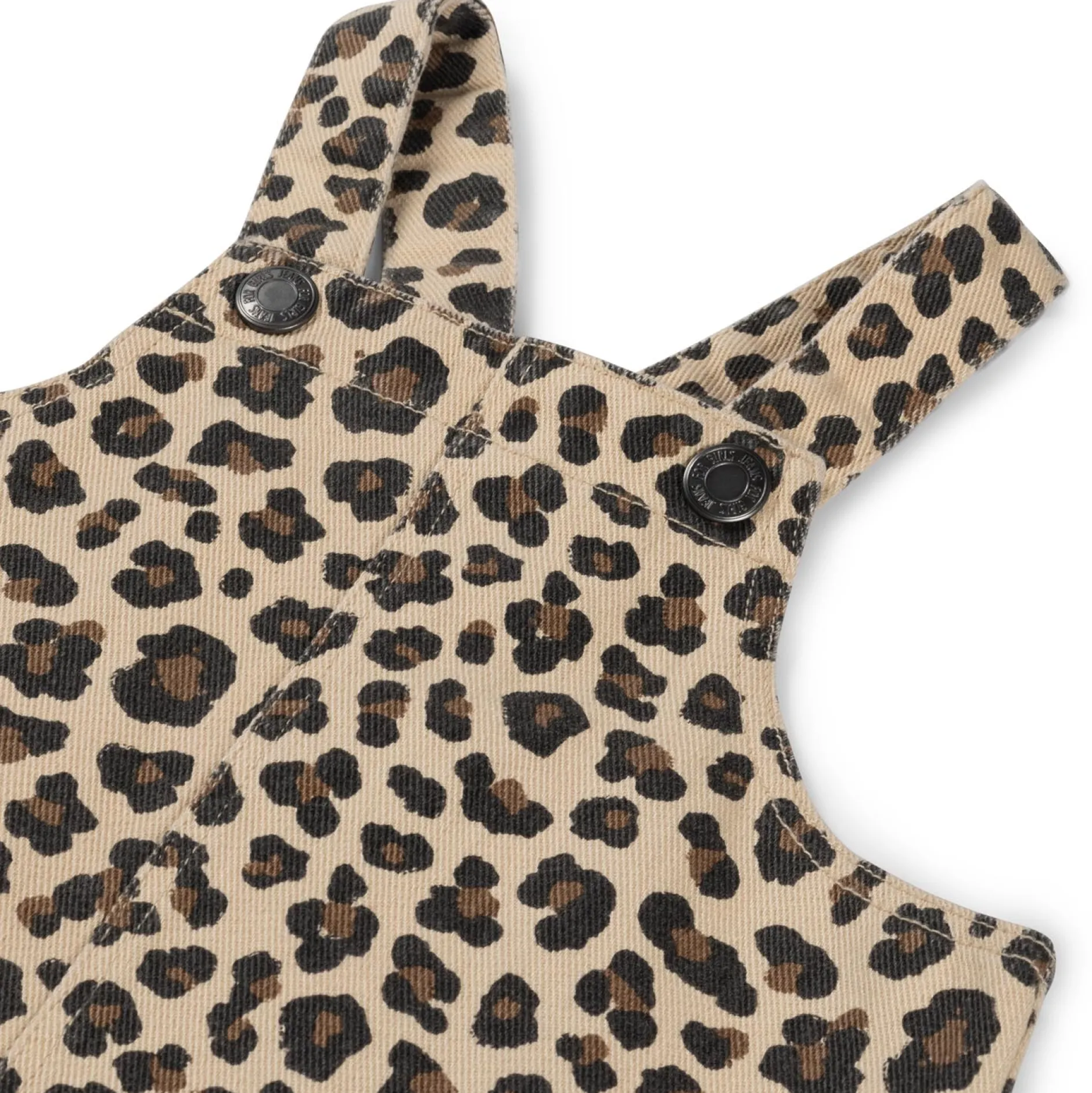 Jurken & Rokken|Jurken & Rokken*Prénatal peuter jurk mouwloos panterprint bruin Sandbrown