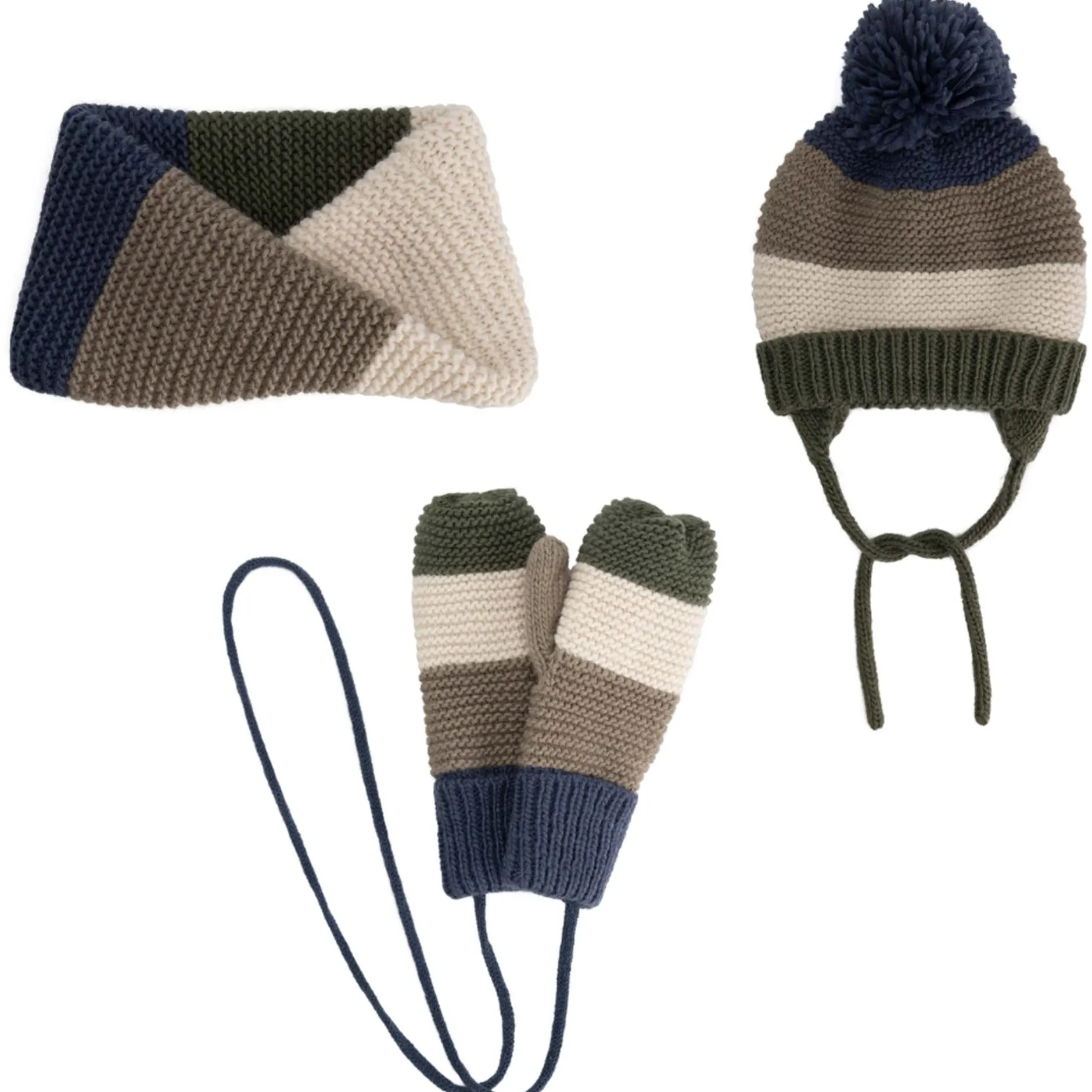 Accessoires|Accessoires*Prénatal peuter muts groen Smoke Green