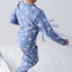 Pyjama's|Pyjama's*Prénatal peuter pyjama bloem blauw Blue