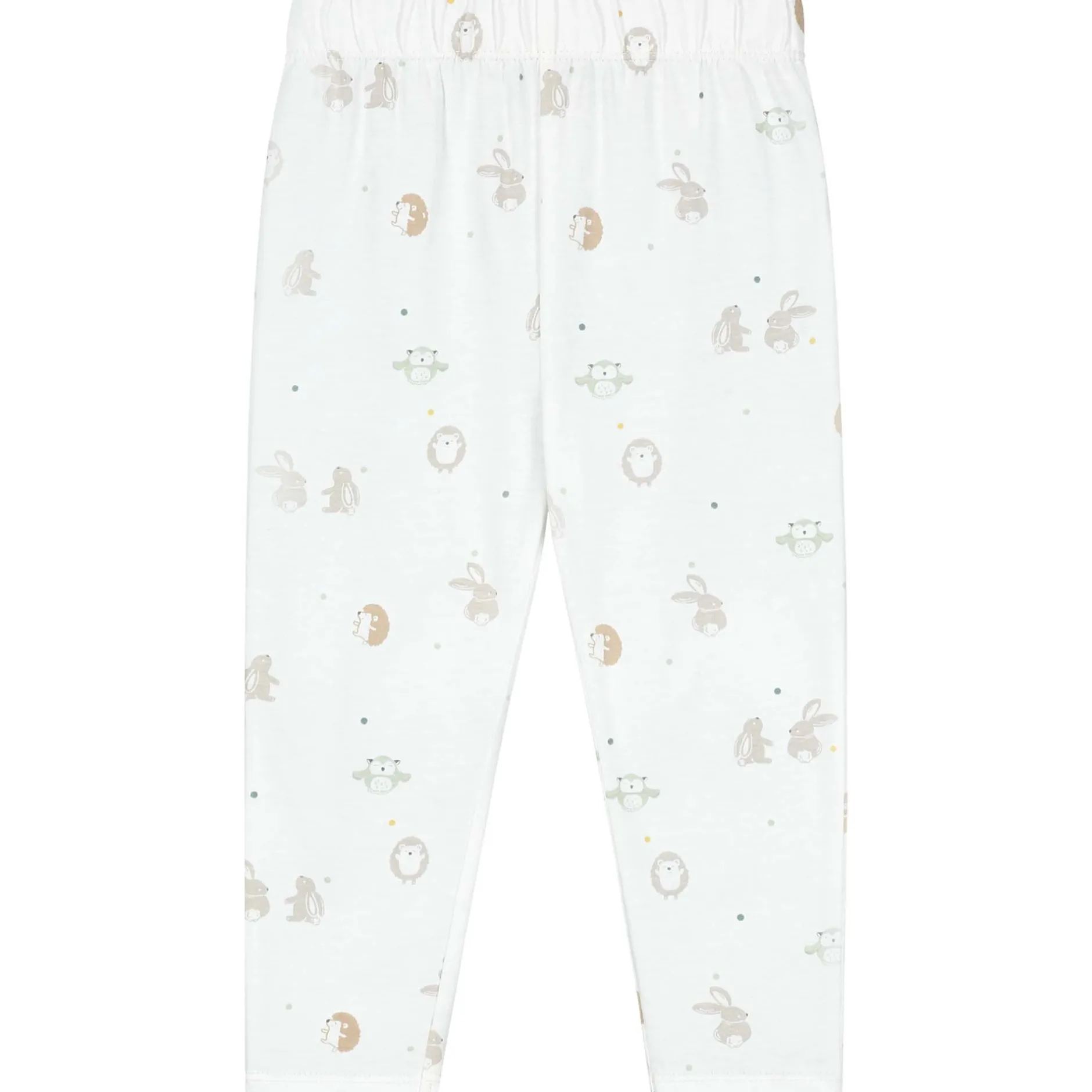 Pyjama's|Pyjama's*Prénatal peuter pyjama Kleine Vriendjes wit Ivory White