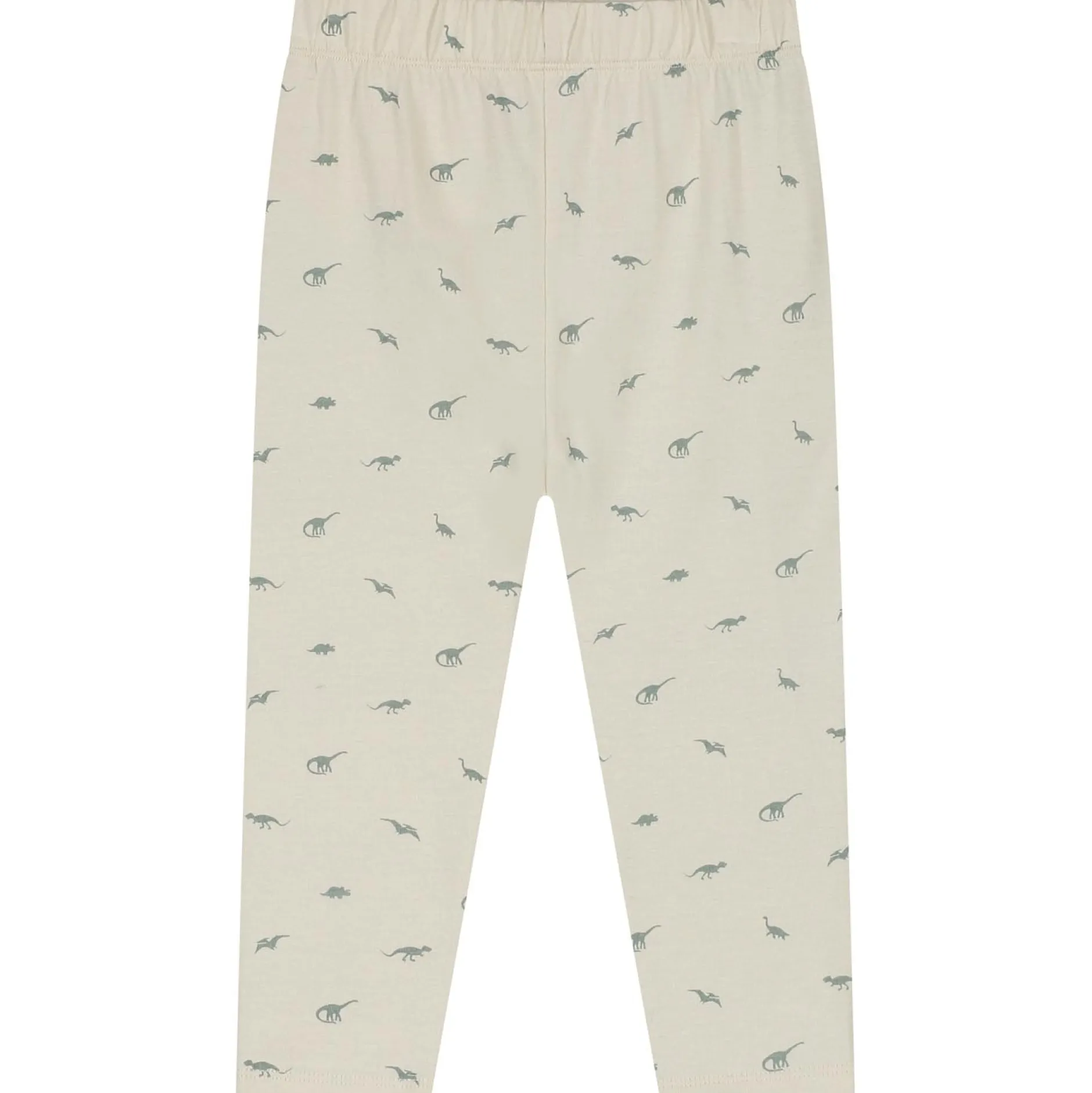 Pyjama's|Pyjama's*Prénatal peuter pyjama kleine dino beige Dark Ecru