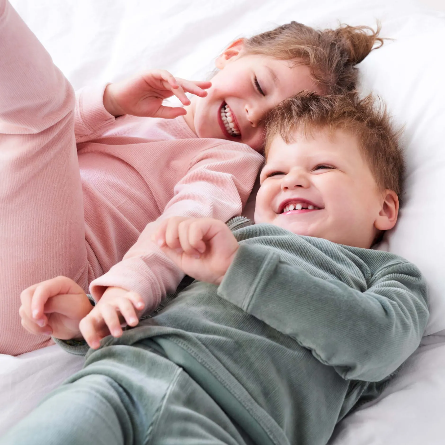 Pyjama's|Pyjama's*Prénatal peuter pyjama rib velour groen Dark Greenshade