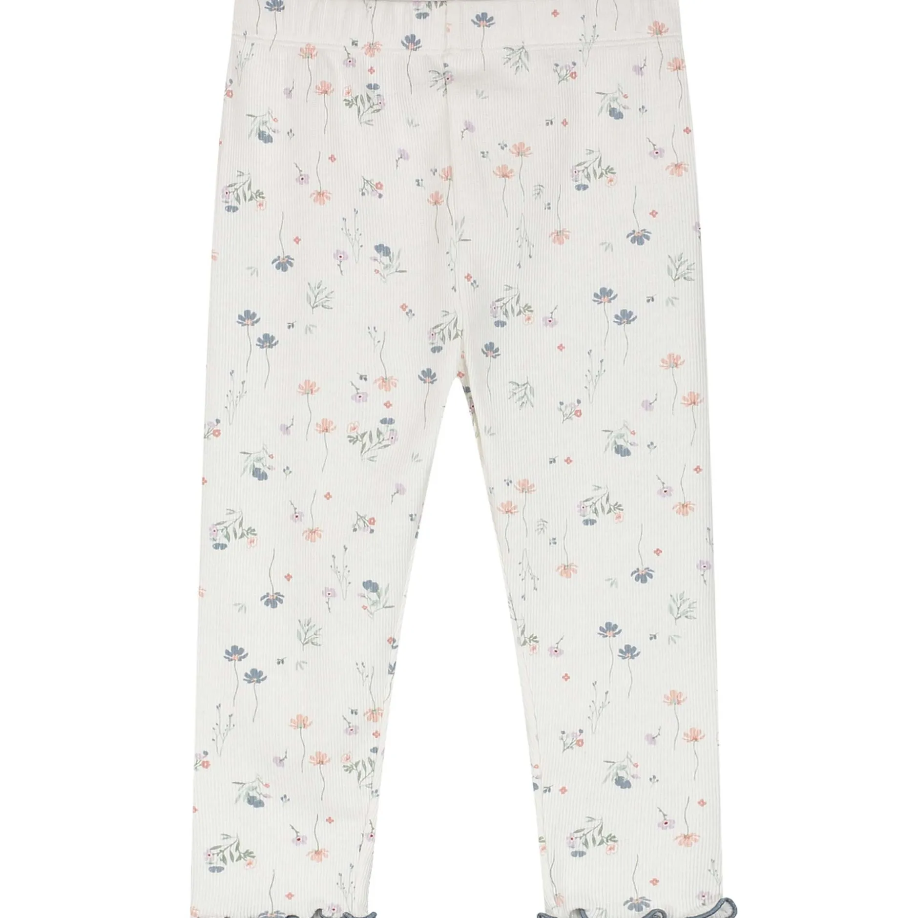 Pyjama's|Pyjama's*Prénatal peuter pyjama romantische rib wit Ivory White