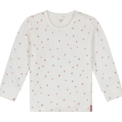 Pyjama's|Pyjama's*Prénatal peuter pyjama velvet hart wit Ivory White