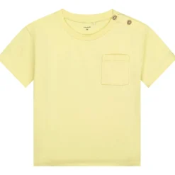 Shirts & Blouses|Shirts & Blouses*Prénatal peuter shirt korte mouwen effen geel Light Lemon Yellow
