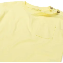 Shirts & Blouses|Shirts & Blouses*Prénatal peuter shirt korte mouwen effen geel Light Lemon Yellow