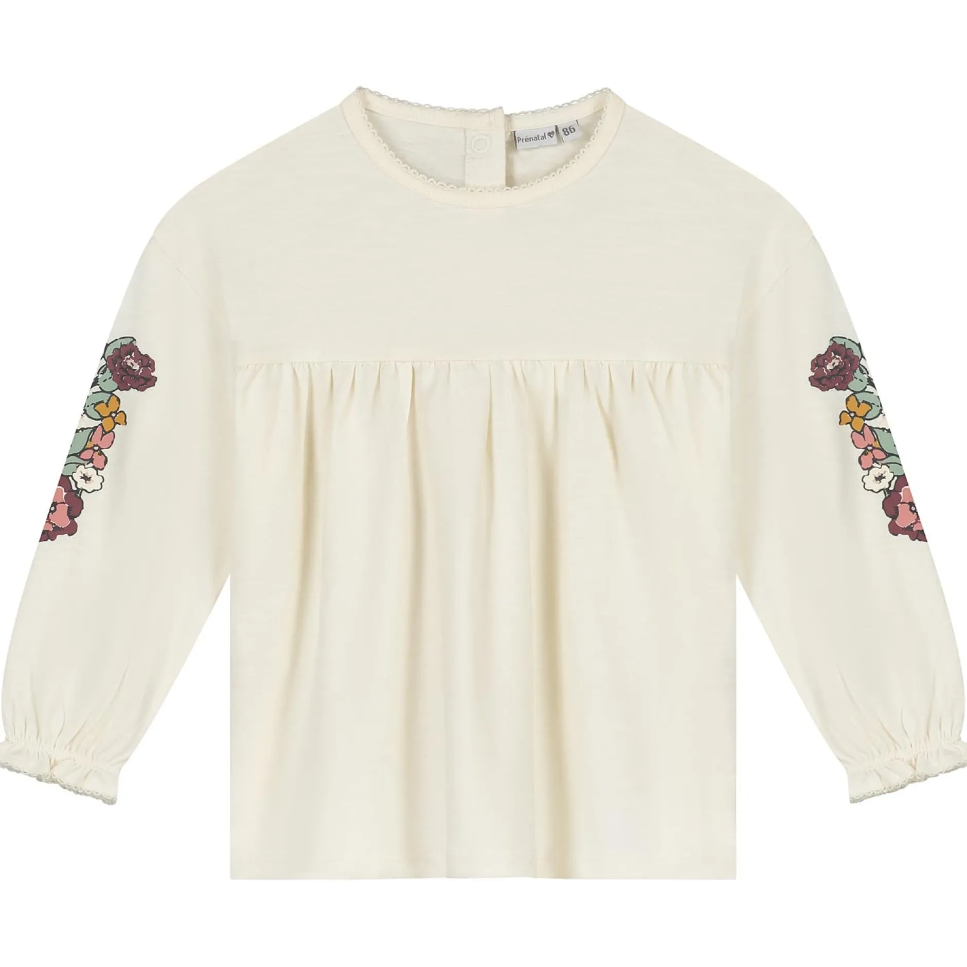 Shirts & Blouses|Shirts & Blouses*Prénatal peuter shirt lange mouwen wit Dark Off-White
