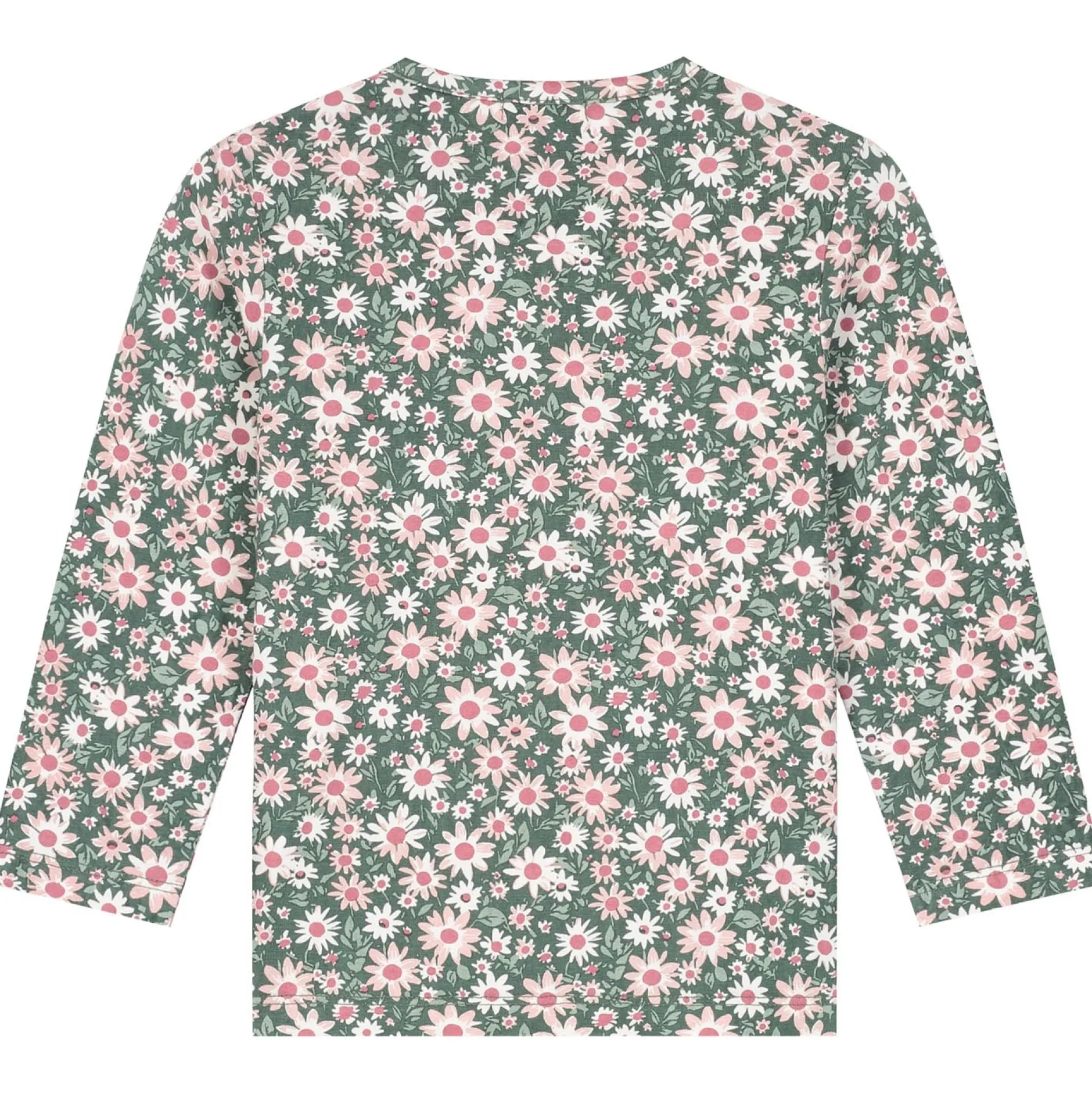 Shirts & Blouses|Shirts & Blouses*Prénatal peuter shirt lange mouwen bloemen multi Dark Mint Green