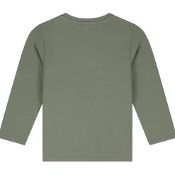 Shirts & Blouses|Shirts & Blouses*Prénatal peuter shirt lange mouwen tekst groen Light Khaki Green