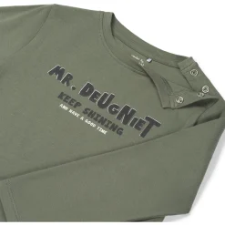 Shirts & Blouses|Shirts & Blouses*Prénatal peuter shirt lange mouwen tekst groen Light Khaki Green