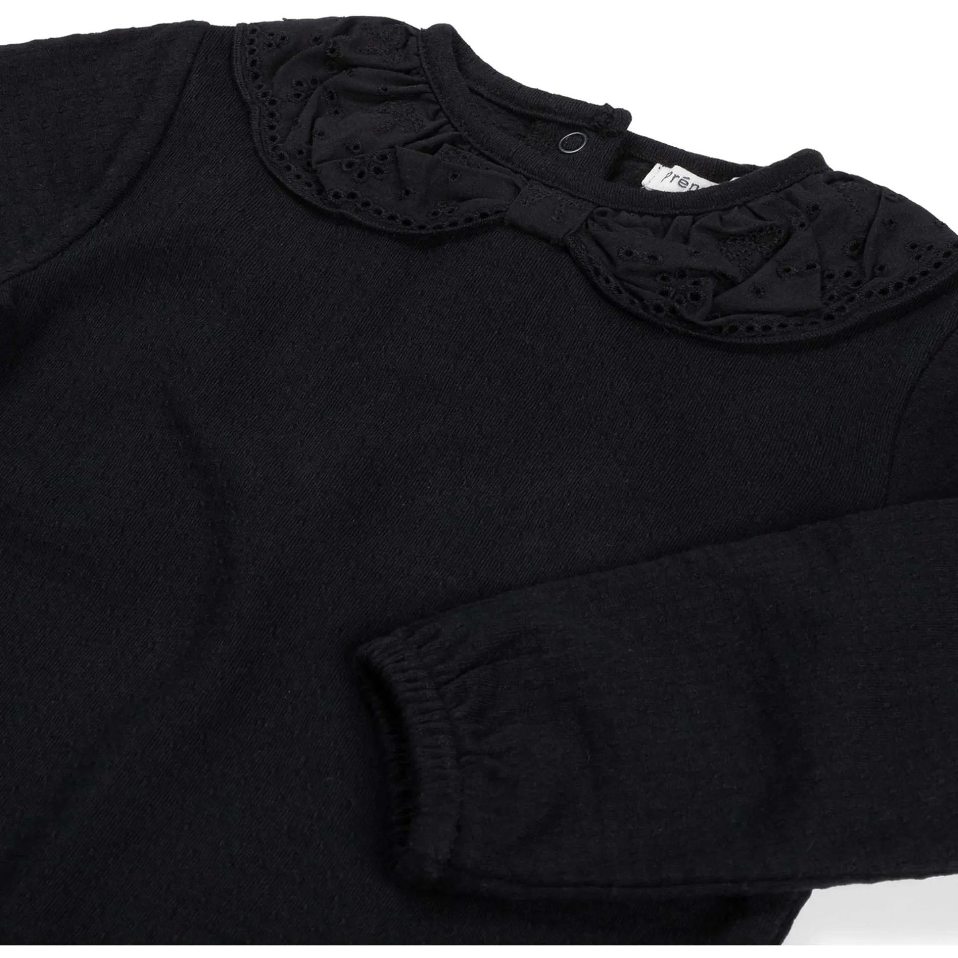 Shirts & Blouses|Shirts & Blouses*Prénatal peuter shirt lange mouwen effen zwart Night Black