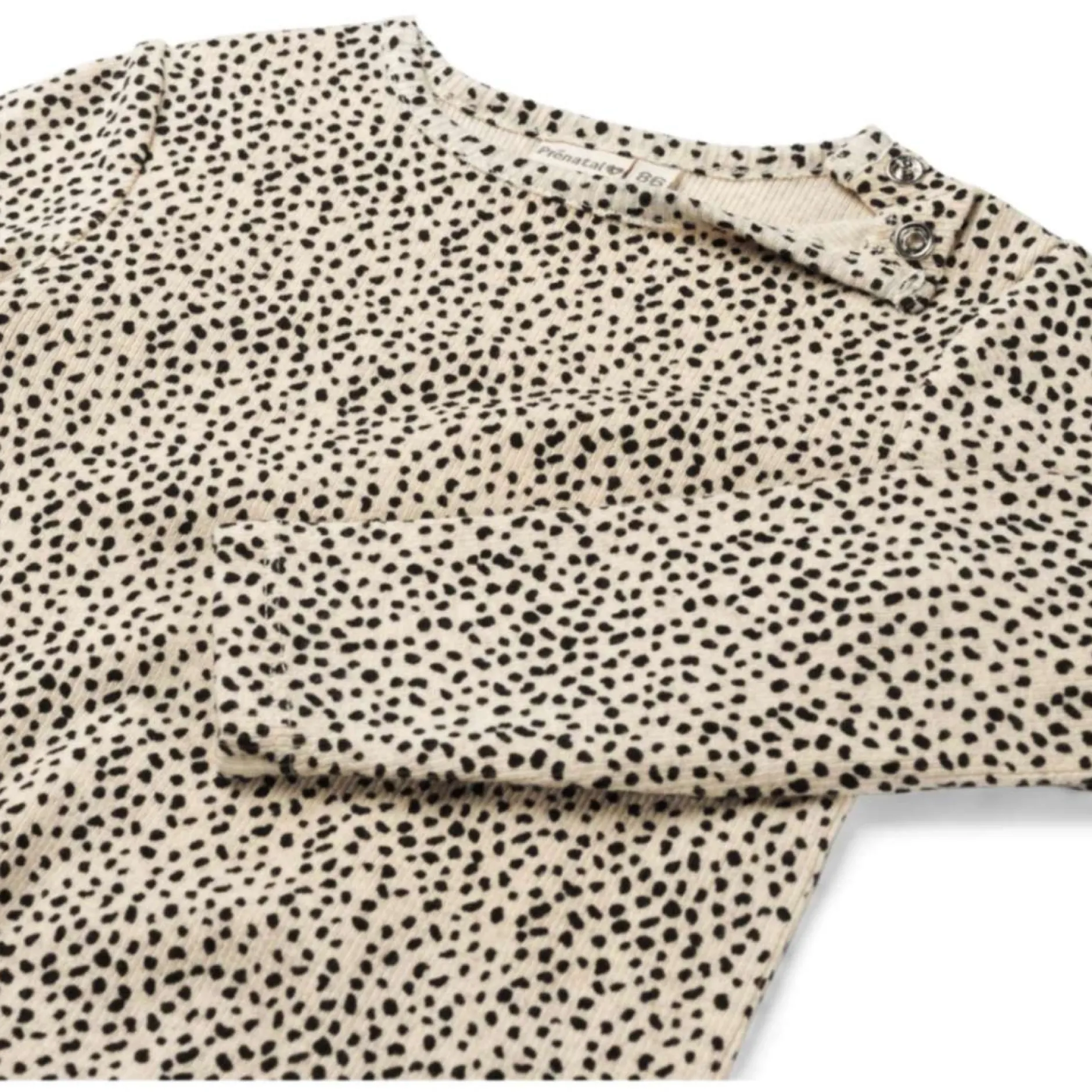 Shirts & Blouses|Shirts & Blouses*Prénatal peuter shirt lange mouwen all over print bruin Light Brown Melange