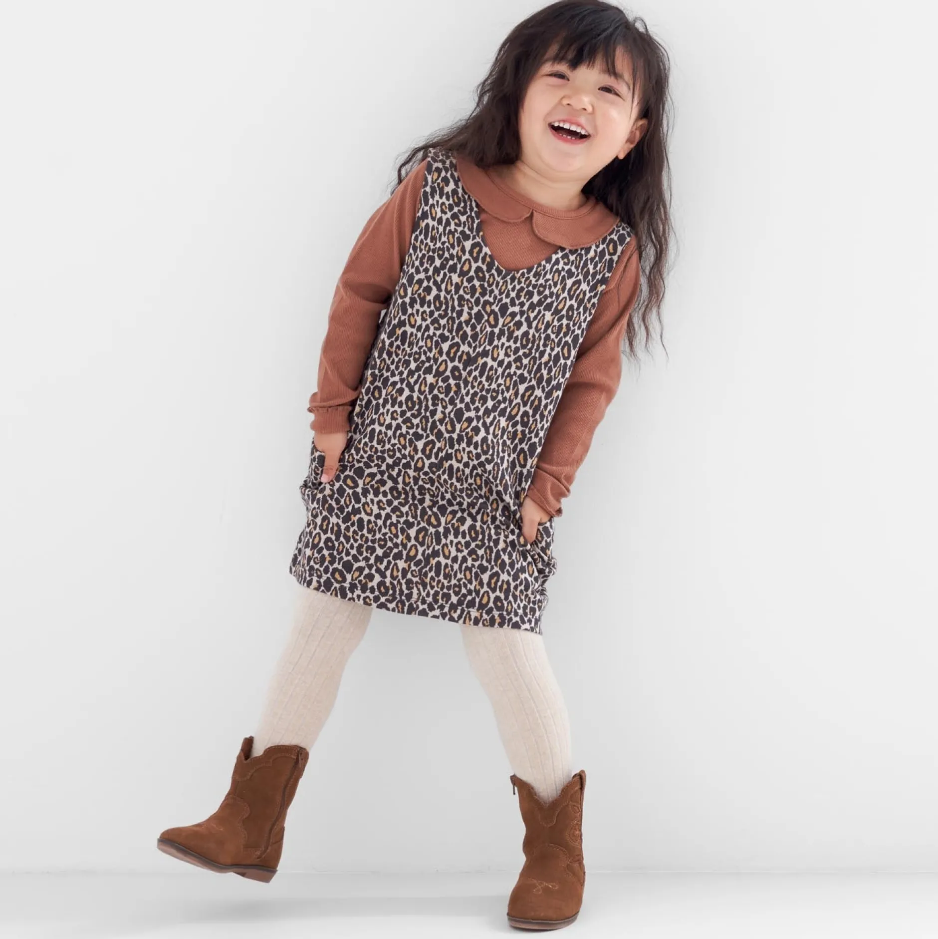 Shirts & Blouses|Shirts & Blouses*Prénatal peuter shirt lange mouwen effen bruin Mud Brown