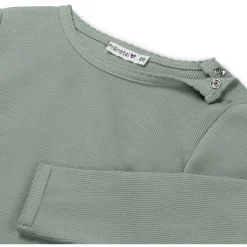 Shirts & Blouses|Shirts & Blouses*Prénatal peuter shirt lange mouwen effen groen Dark Mint Green