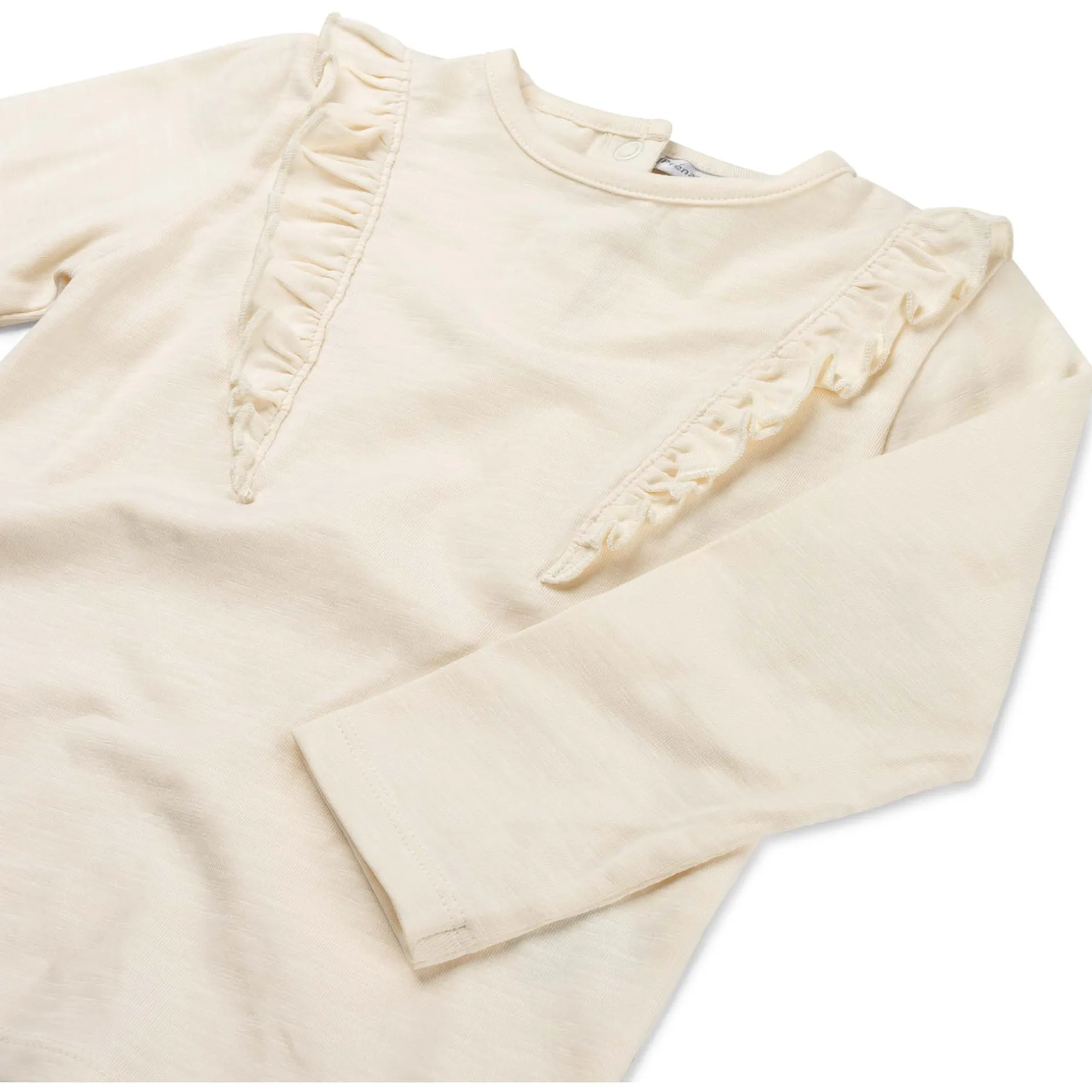 Shirts & Blouses|Shirts & Blouses*Prénatal peuter shirt lange mouwen effen beige Dark Off-White
