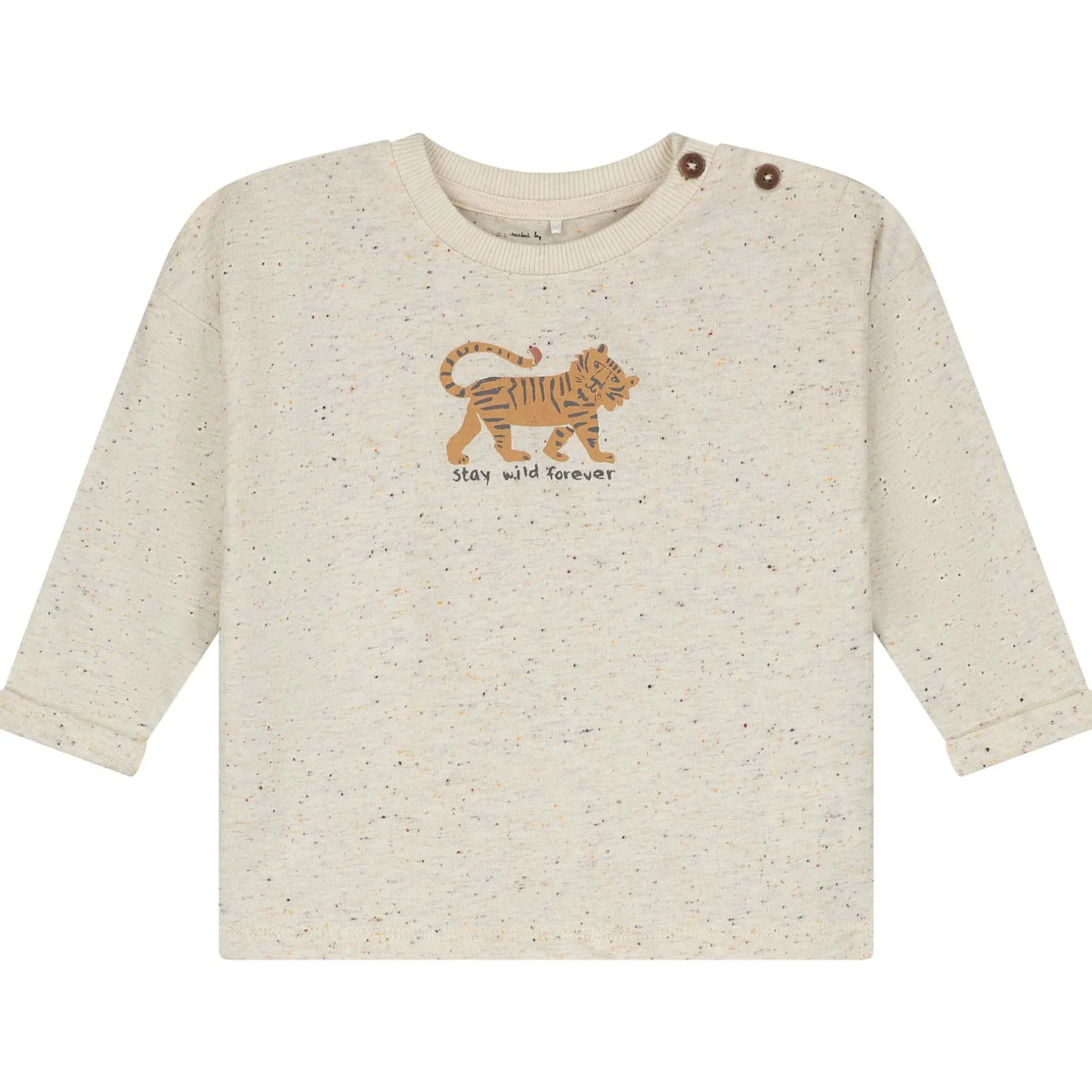 Shirts & Blouses|Shirts & Blouses*Prénatal peuter shirt lange mouwen printopdruk multi Soft Ecru