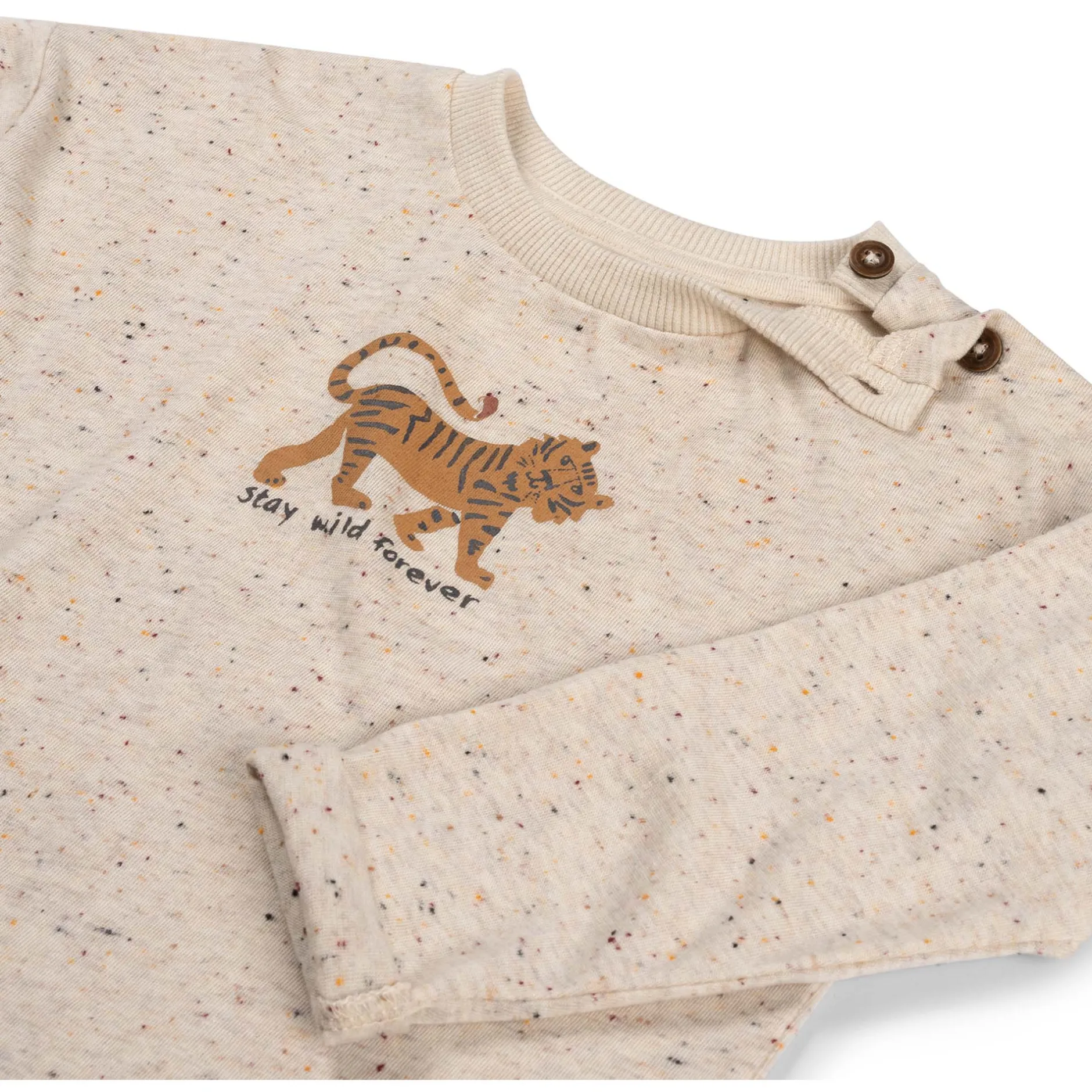 Shirts & Blouses|Shirts & Blouses*Prénatal peuter shirt lange mouwen printopdruk multi Soft Ecru