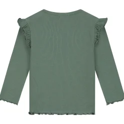 Shirts & Blouses|Shirts & Blouses*Prénatal peuter shirt lange mouwen effen groen Light Forest Green