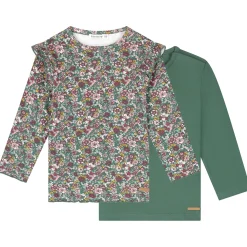 Shirts & Blouses|Shirts & Blouses*Prénatal peuter shirts 2 stuks lange mouwen groen Dark Bottle Green
