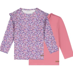 Shirts & Blouses|Shirts & Blouses*Prénatal peuter shirts 2 stuks lange mouwen roze Dark Fuchsiared