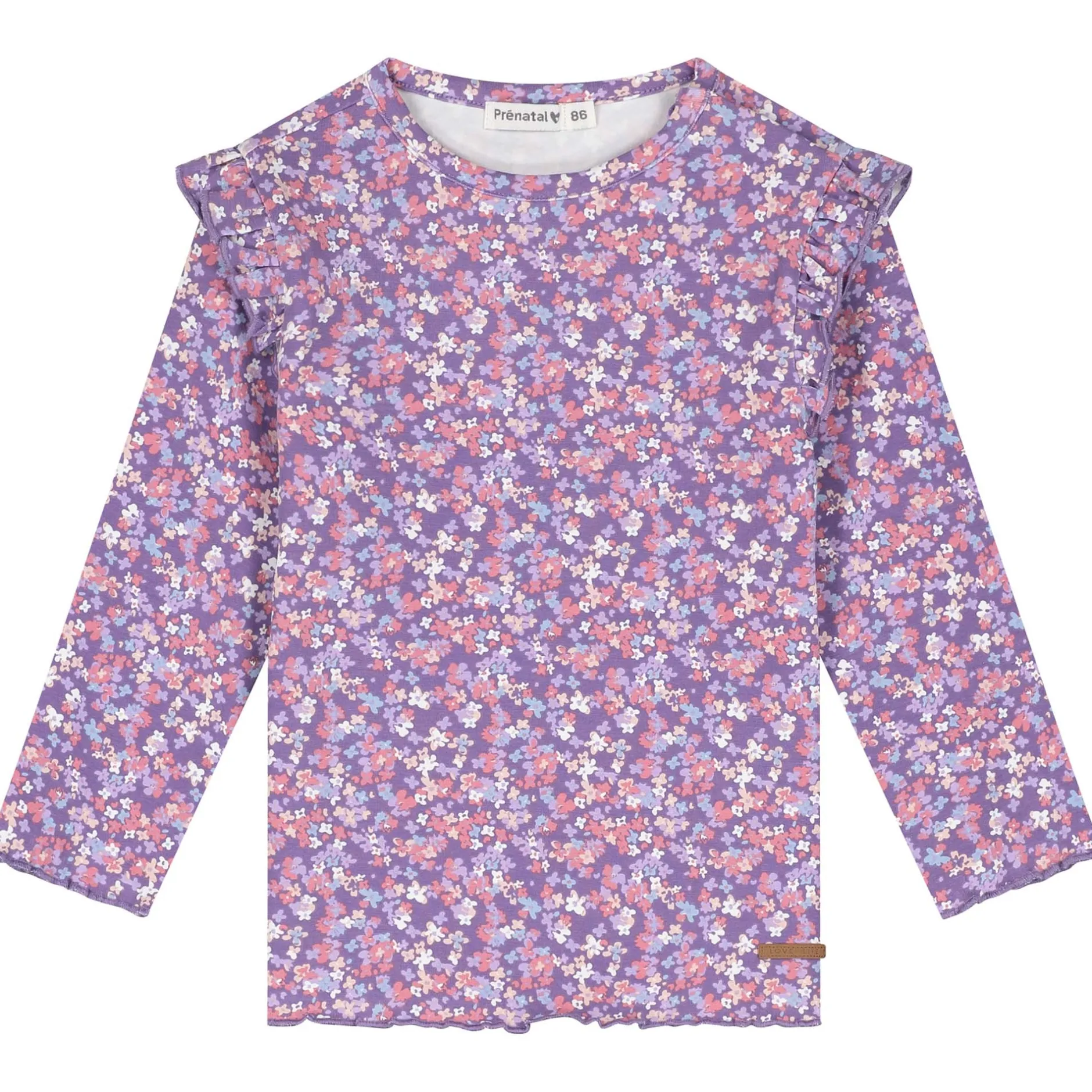 Shirts & Blouses|Shirts & Blouses*Prénatal peuter shirts 2 stuks lange mouwen roze Dark Fuchsiared