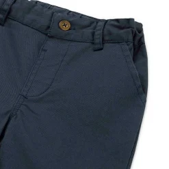 Broeken & Tuinbroeken|Broeken & Leggings*Prénatal peuter short effen blauw Dark Bluegrey