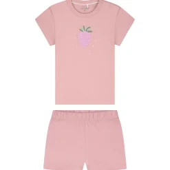 Pyjama's|Pyjama's*Prénatal peuter shortama 2 stuks roze Ivoor Wit